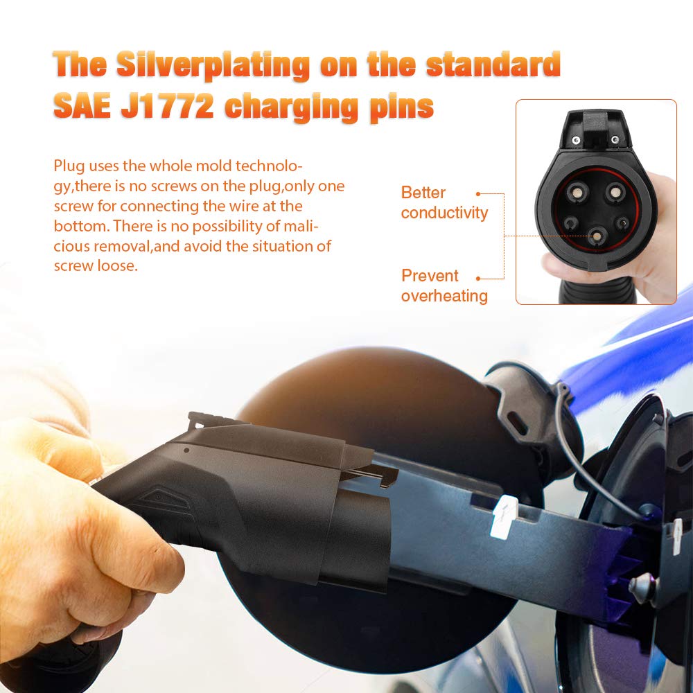 BESENERGY EV Charging Station 32 Amp Level 2 Electric Vehicle Charger EVSE...