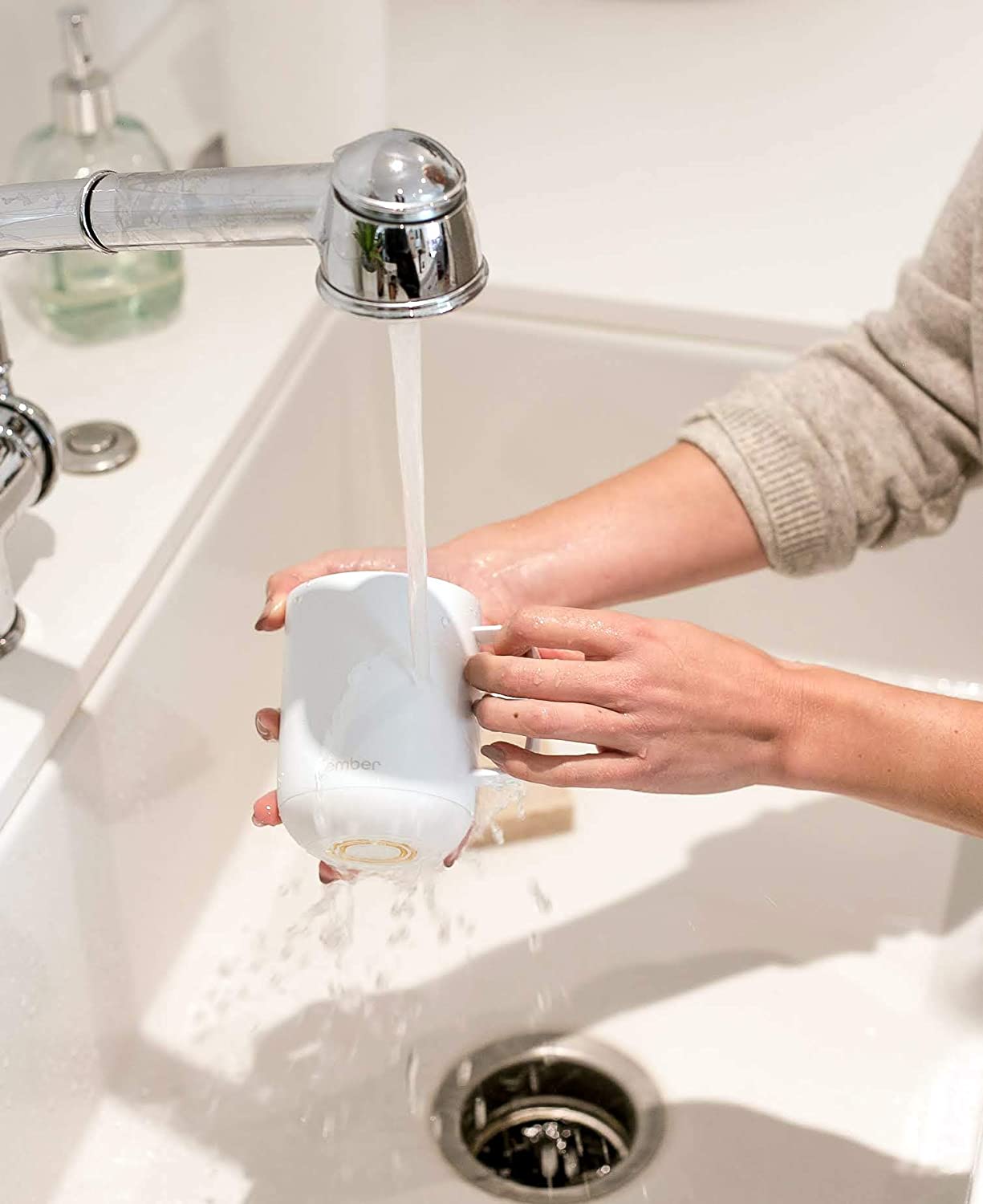 Ember Temperature Control Smart Mug 2, 14 oz, White, App Controlled White