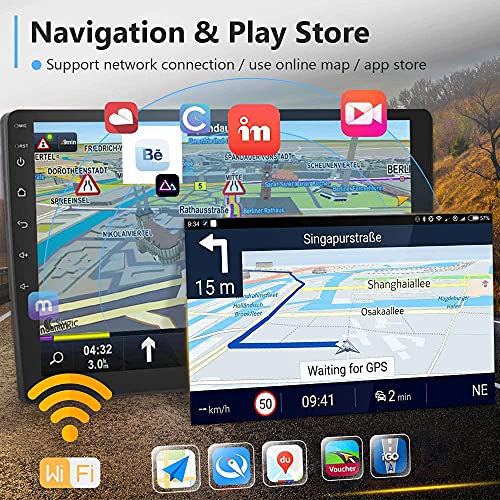 Android 10.1 Double Din 10 Inch Car Stereo Audio HD 1080P 10 inch Radio 1+16G