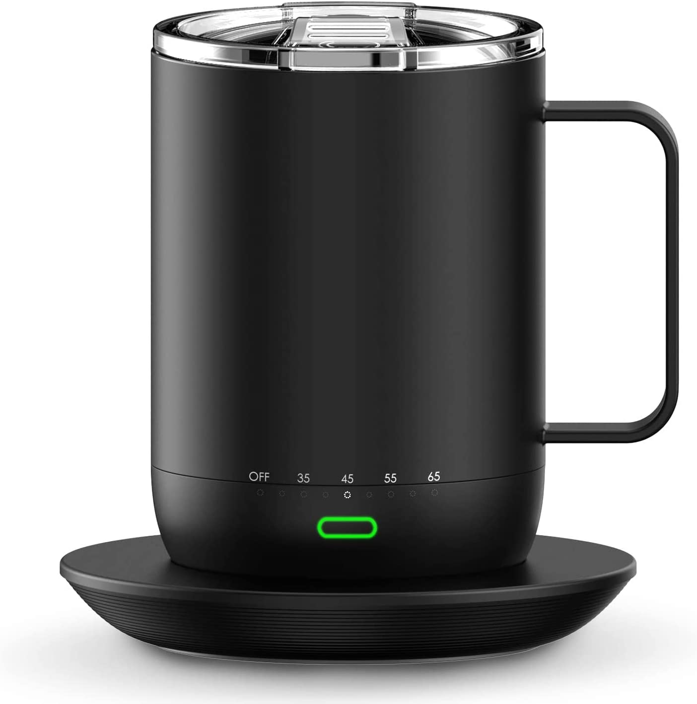 vsitoo S3 Pro Temperature Control Smart Mug with Lid, Coffee Warmer Black