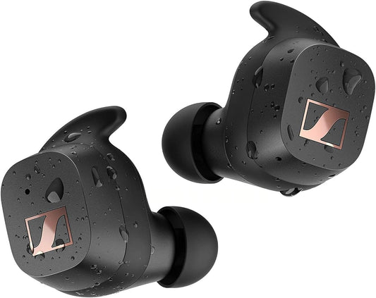 Sennheiser Sport True Wireless Earbuds - Bluetooth in-Ear Headphones, Black