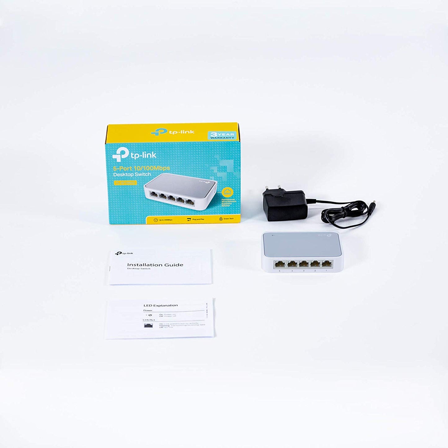 TP-Link 5 Port Fast Ethernet Switch | Desktop Splitter | Ethernet...