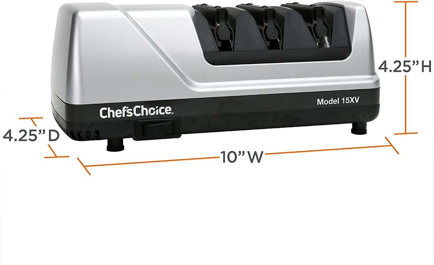 Chef'sChoice Trizor XV EdgeSelect Professional Electric Knife 3-stage, Gray
