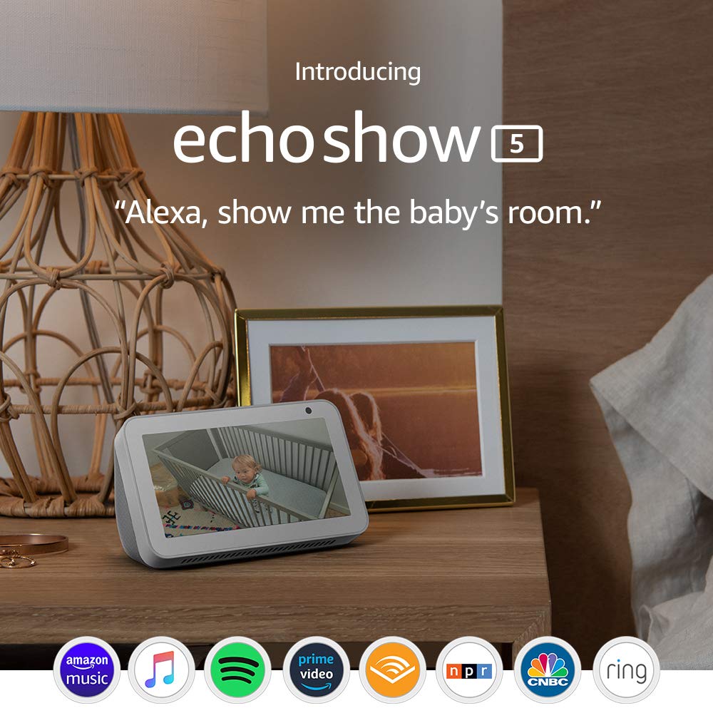Echo Show 5 - Compact smart display with Alexa - Sandstone