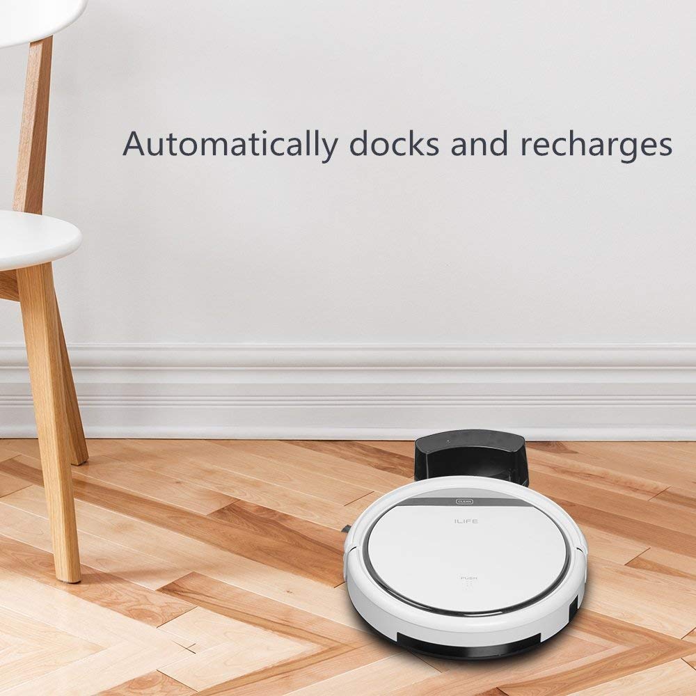 ILIFE V3s Pro Robotic Vacuum, Newer Version of V3s, Pet Hair Care, Powerful...
