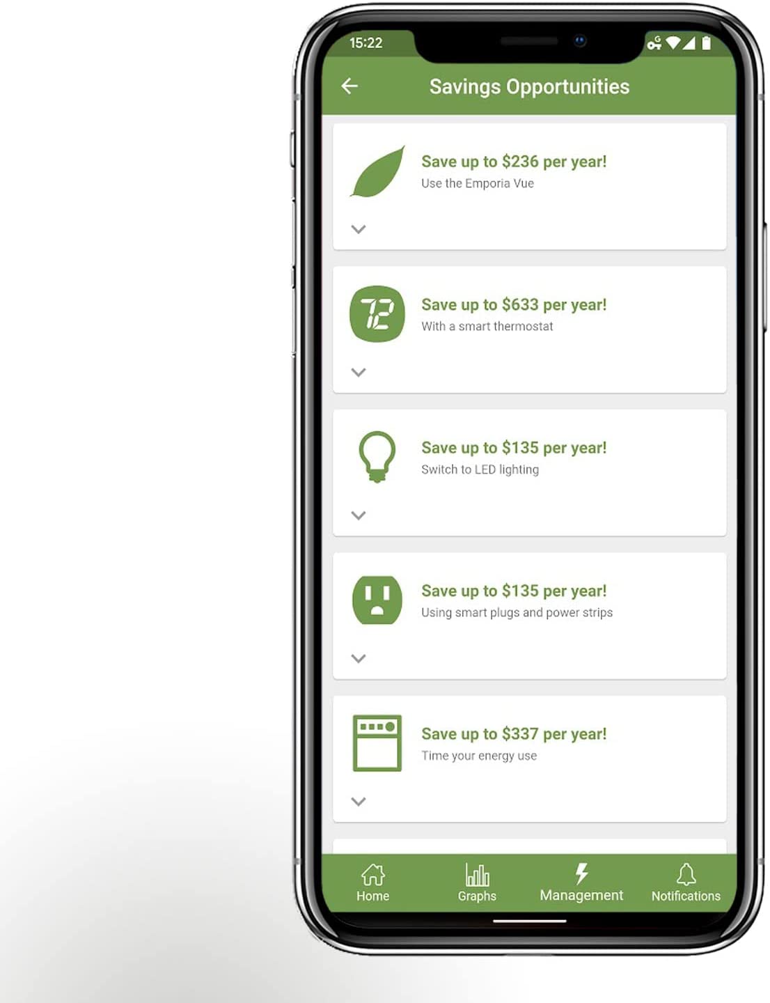 Emporia Smart Home Energy Monitor with 16 50A Circuit Level Sensors | Real...