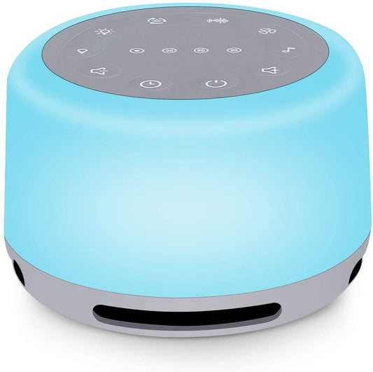 Anescra White Noise Machine with 24 Hi-Fi Soothing Sounds, Night Light and...