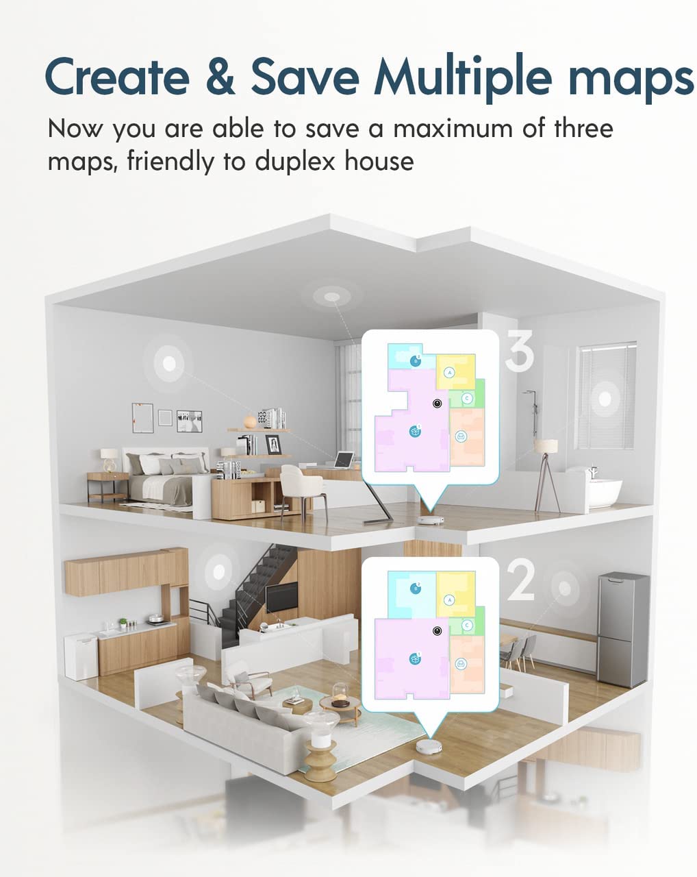 yeedi vac 2 pro Robot Vacuum and Mop Combo, 3000Pa Suction Yeedi Vac 2 Pro