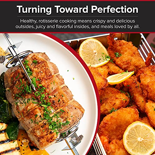 NuWave Brio 15.5-Quart Large Capacity Air Fryer + Grill; Probe; 2 15.5QT