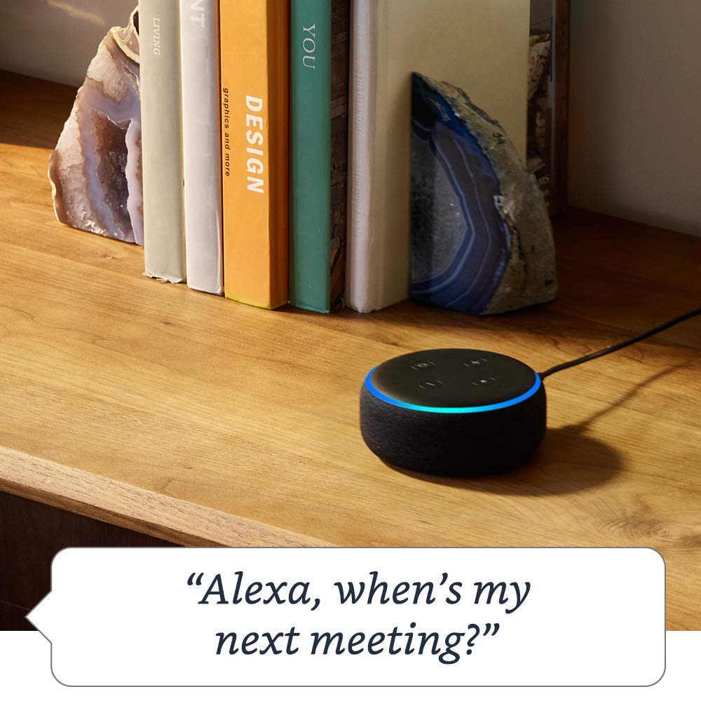 Echo Dot (3rd Gen) - Smart speaker with Alexa - Charcoal