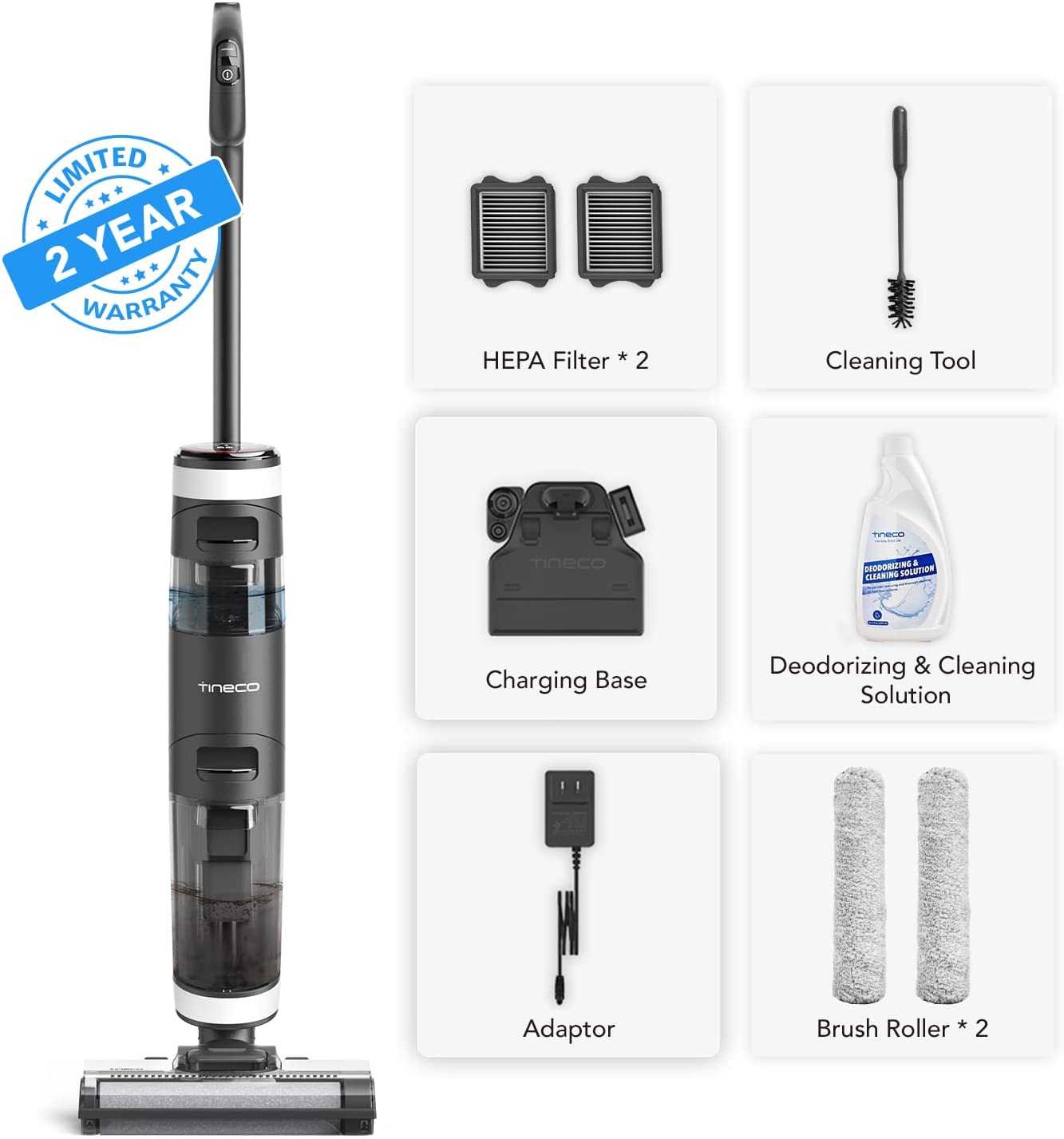 Tineco Floor ONE S3 Cordless Hardwood Floors Cleaner, One