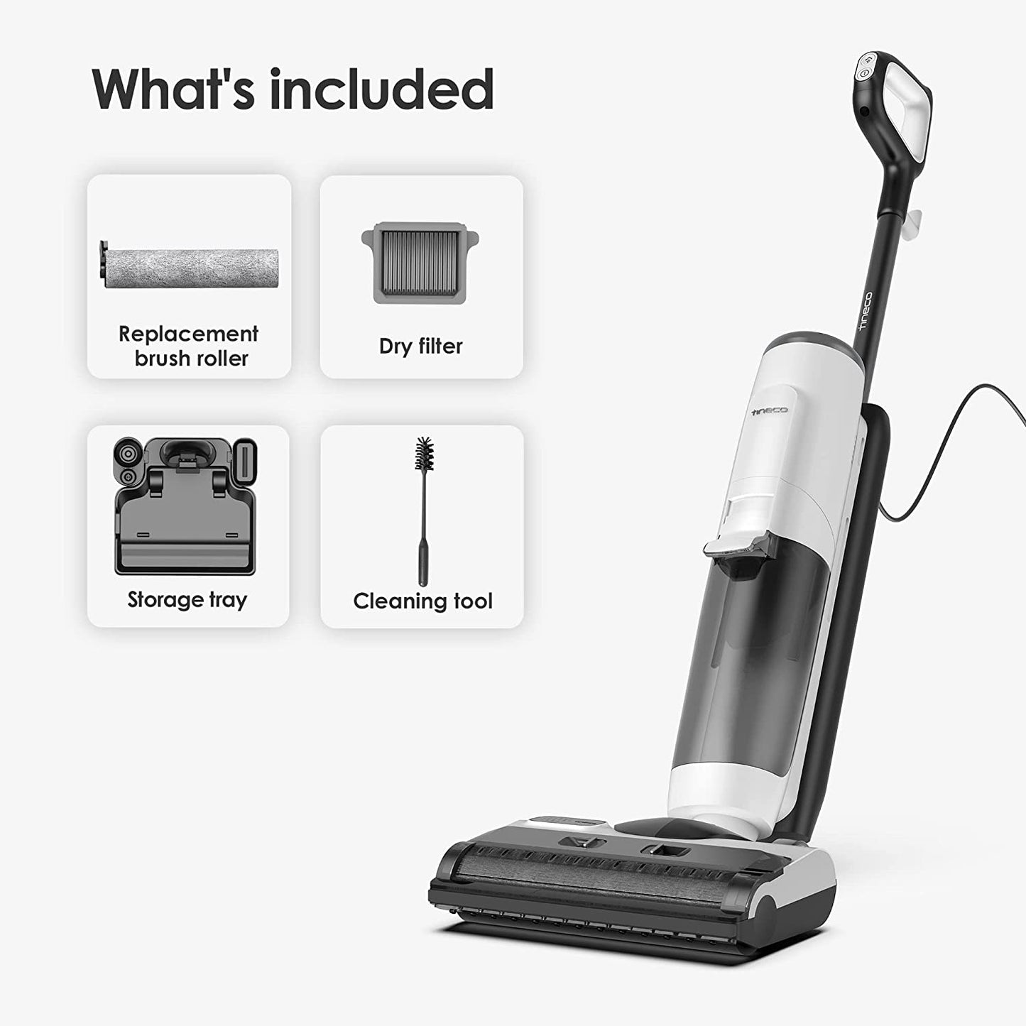 Tineco FLOOR ONE S5 Steam Cleaner Wet Dry Vacuum All-in-one, Hardwood Floor...