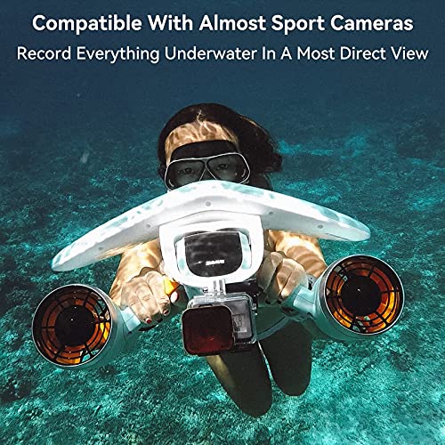 WINDEK SUBLUE WhiteShark Mix Underwater Scooter with Action Camera White