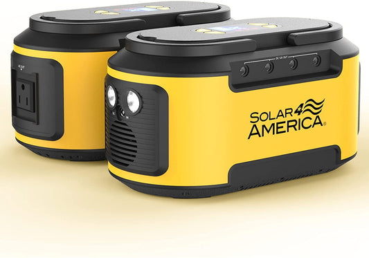 Solar4America AC 80W/88.8WH 100W/222WH 200W/222WH Output Portable Power 200W