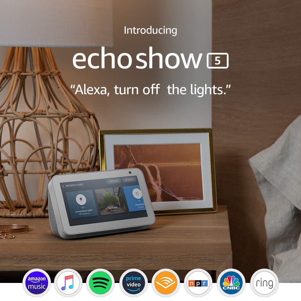 Echo Show 5 - Compact smart display with Alexa - Sandstone