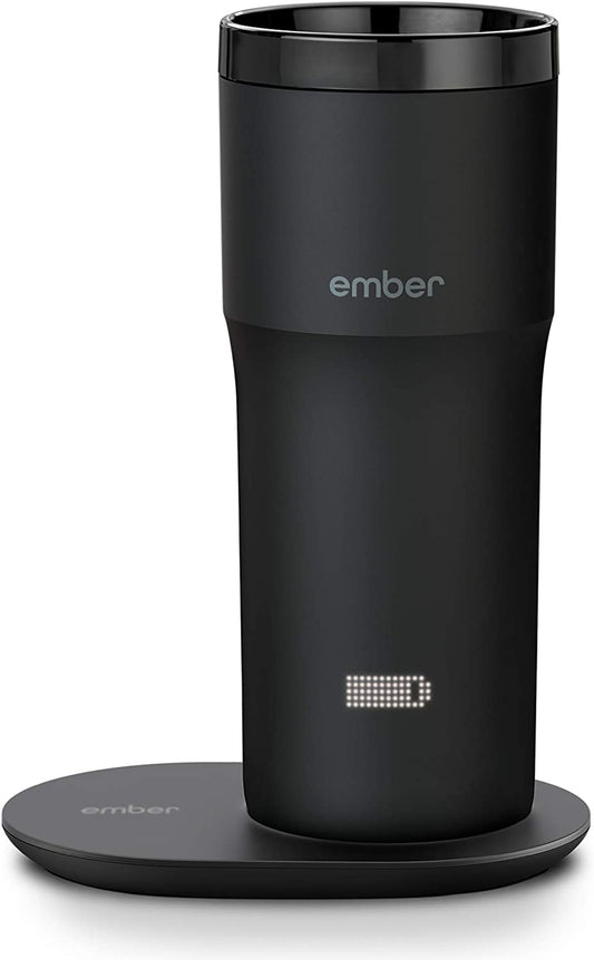 Ember Temperature Control Travel Mug 2, 12 oz, Black, 3-hr Battery Life Black