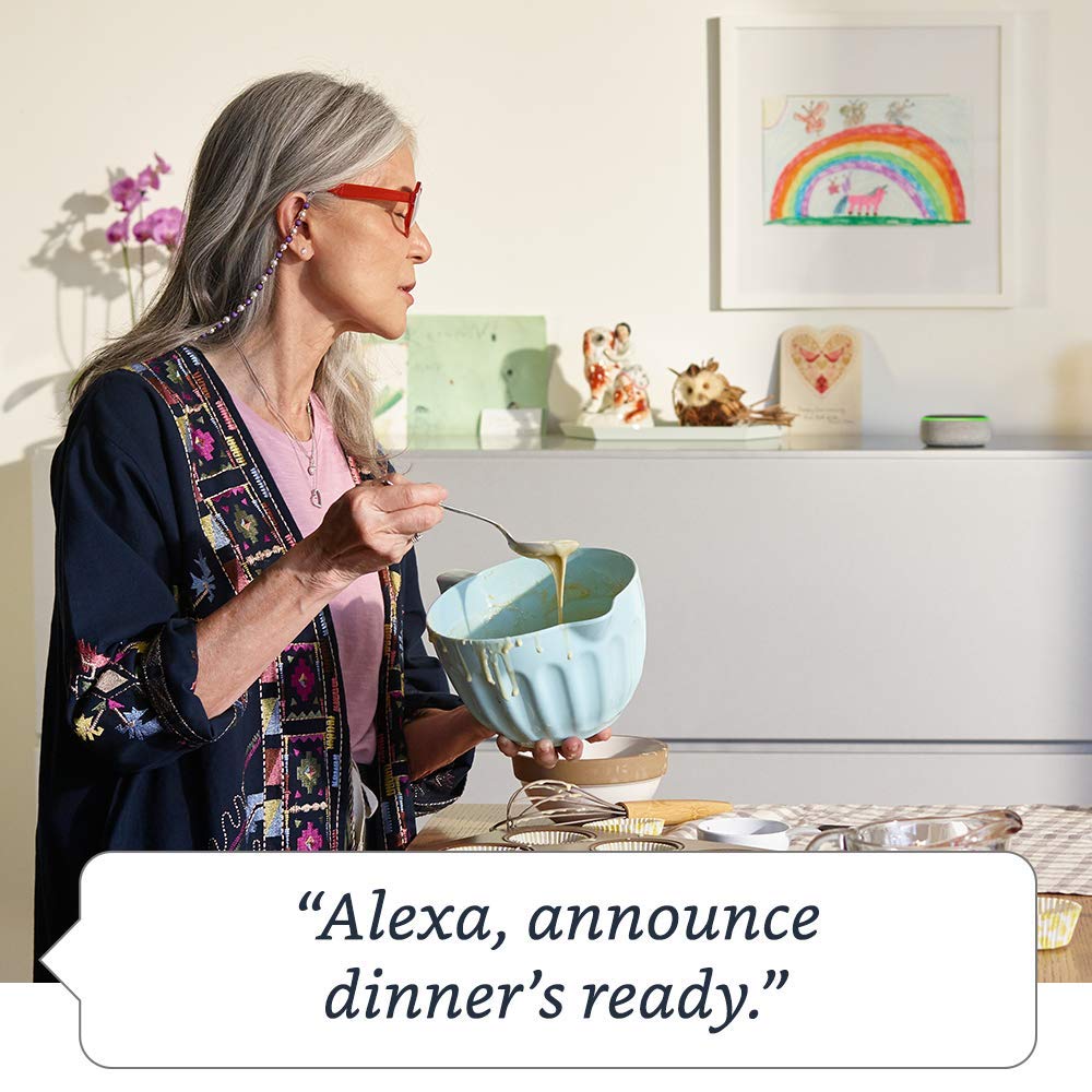 Echo Dot (3rd Gen) - Smart speaker with Alexa - Charcoal