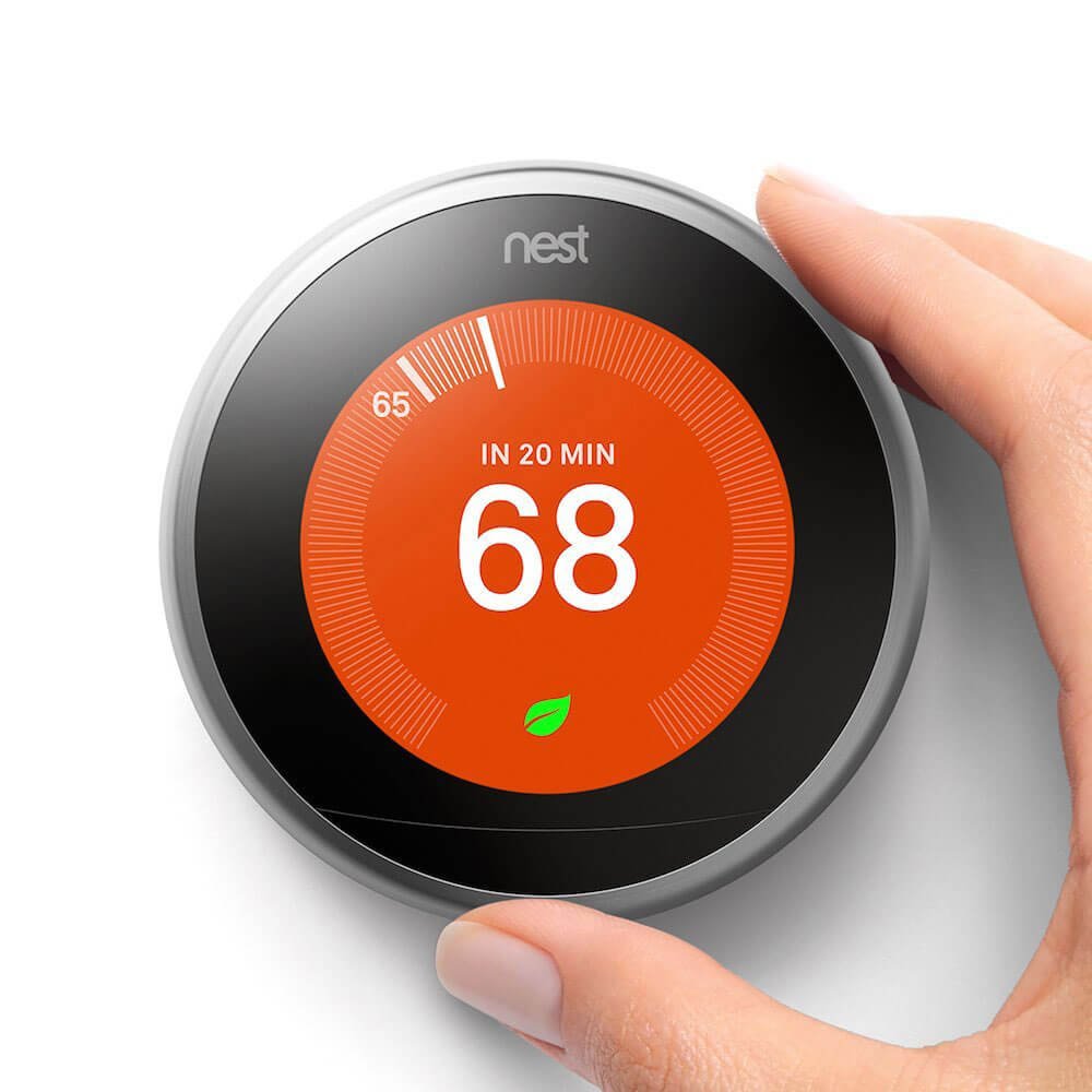 Nest (T3007ES) Learning Thermostat, Easy Temperature Control for Every Room...