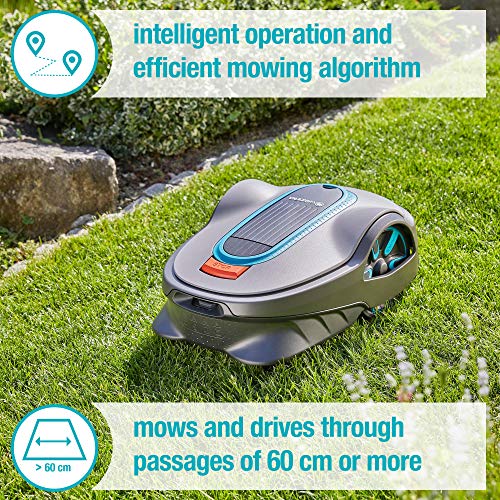 Gardena 15101-41 SILENO Life 8100sq ft Robotic Lawn Mower, Grey Gray