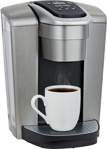 Keurig - K-Elite Single Serve K-Cup Pod Coffee Maker - Brushed Silver
