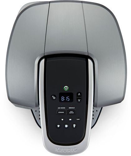 Keurig - K-Elite Single Serve K-Cup Pod Coffee Maker - Brushed Silver