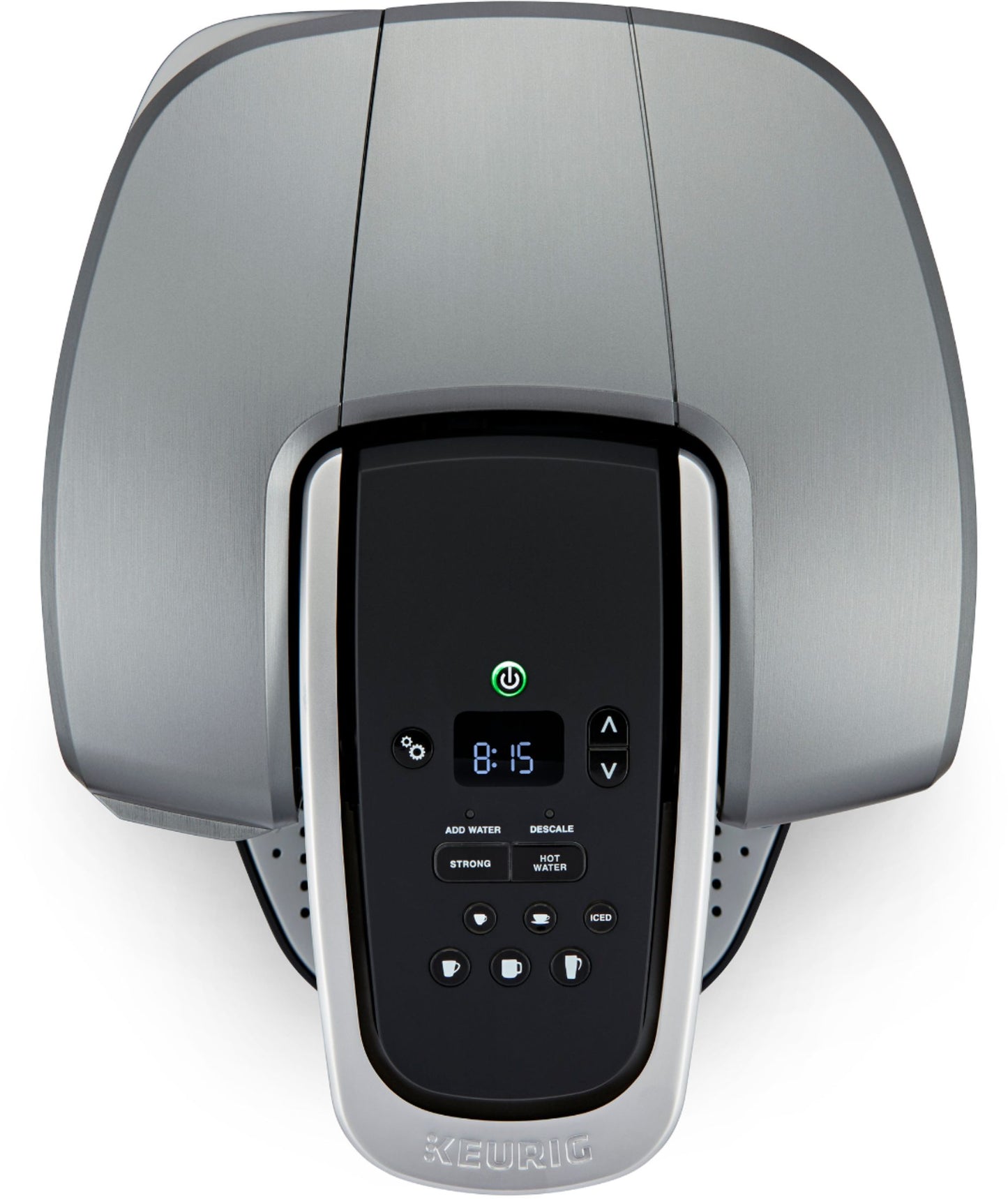 Keurig - K-Elite Single Serve K-Cup Pod Coffee Maker - Brushed Silver