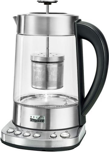 Bella Pro Series - 1.7L Electric Tea Maker/Kettle - Stainless...