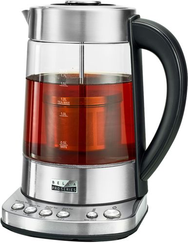 Bella Pro Series - 1.7L Electric Tea Maker/Kettle - Stainless...