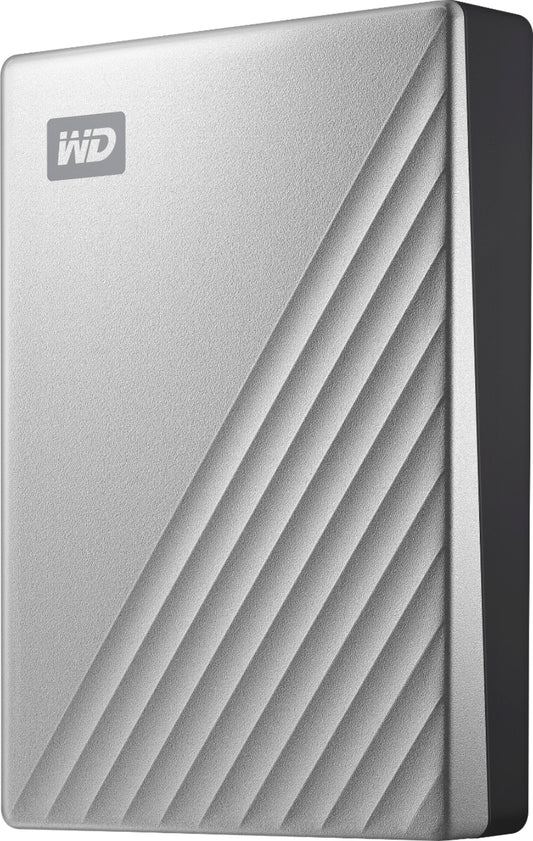 WD - My Passport Ultra 4TB External USB 3.0 Portable Hard Drive with Silver