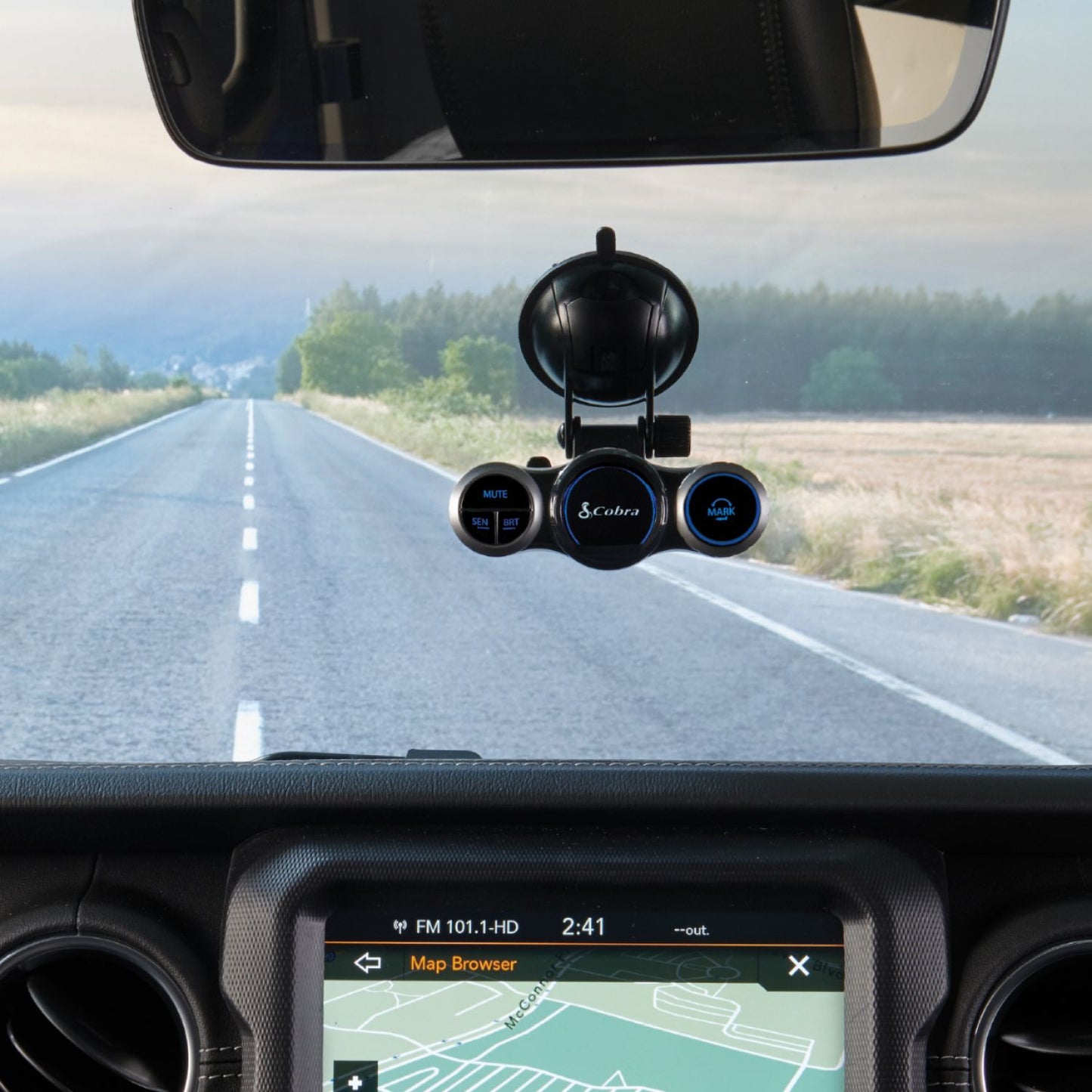 Cobra - Elite Series Road Scout 2-In-1 Radar Detector and Dash Camera Driver...