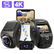 Rexing - V1P Max Real 4K UHD Dual-Channel Front and Rear Wi-Fi Dash Camera -...