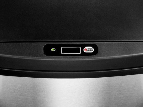 Insignia™ - 3 Gal. Automatic Trash Can - Stainless steel