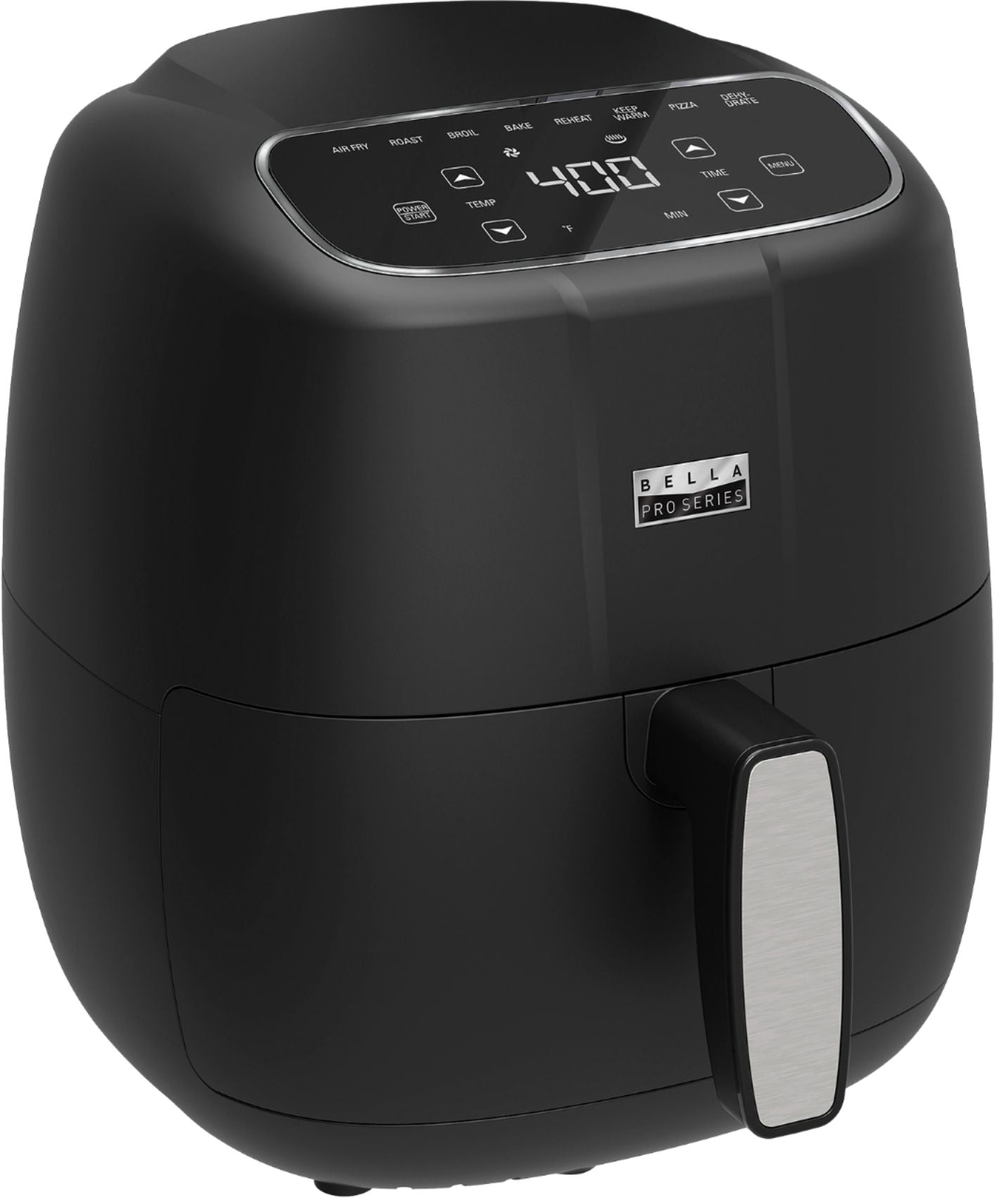 Bella Pro Series - 4-qt. Touchscreen Air Fryer - Black Matte