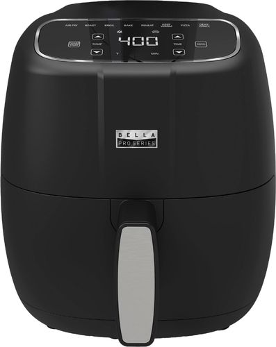 Bella Pro Series - 4-qt. Touchscreen Air Fryer - Black Matte