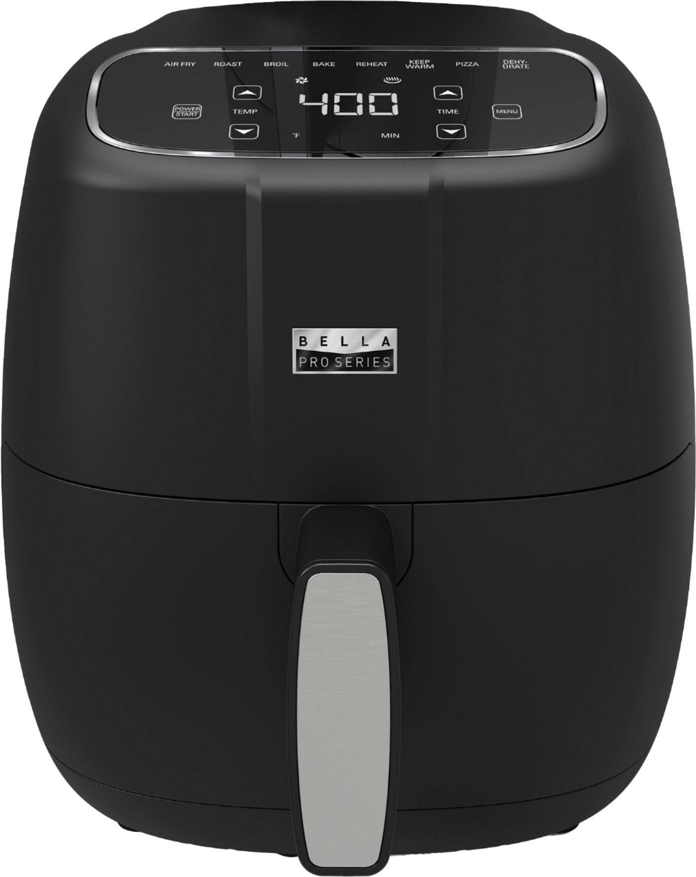 Bella Pro Series - 4-qt. Touchscreen Air Fryer - Black Matte