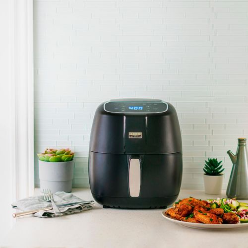 Bella Pro Series - 4-qt. Touchscreen Air Fryer - Black Matte