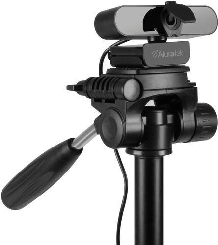 Aluratek - 1080 HD Webcam with Microphone - Black