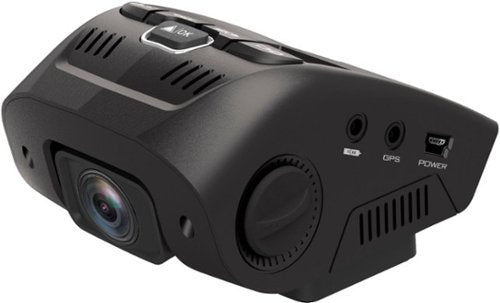 Rexing - V1P Plus 4K UHD Front and Rear Dash Cam with Wi-Fi - Black