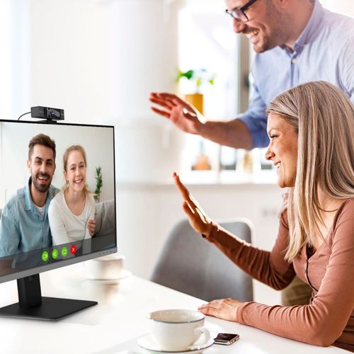 j5create - USB™ 4K ULTRA HD Webcam with 5x Digital Zoom Remote Control -...