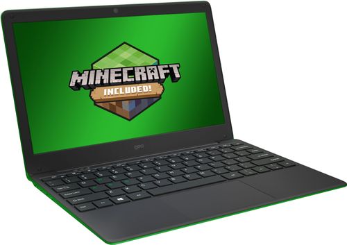 Geo - GeoBook 120 Minecraft Edition 12.5-inch HD Laptop - Intel Celeron Quad...