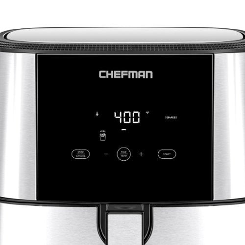 Chefman TurboFry Air Fryer, 8 Qt. Square Basket w/ Divider for Dual Cooking...