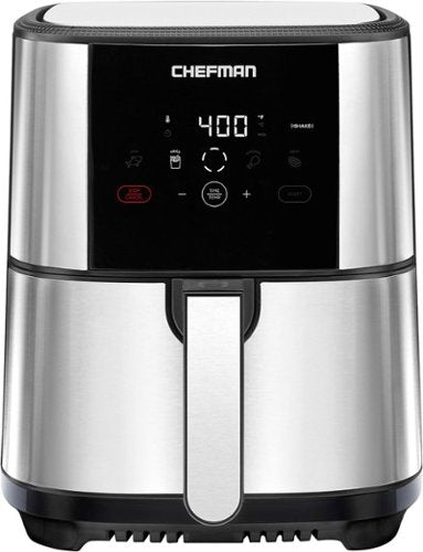 Chefman Digital 5 Qt. Air Fryer with 4 Cooking Presets & Shake Reminder -...