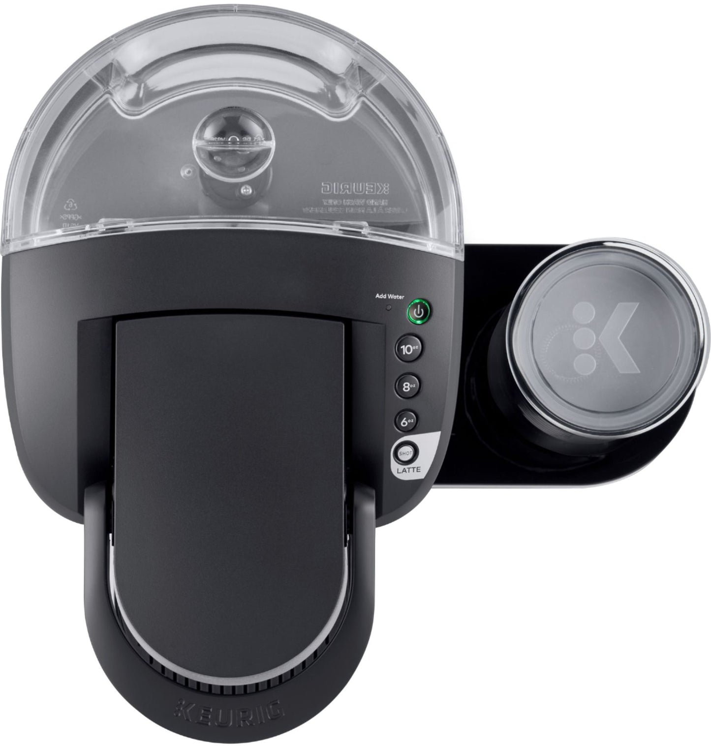 Keurig - K Latte Single Serve K-Cup Pod Coffee Maker - Black