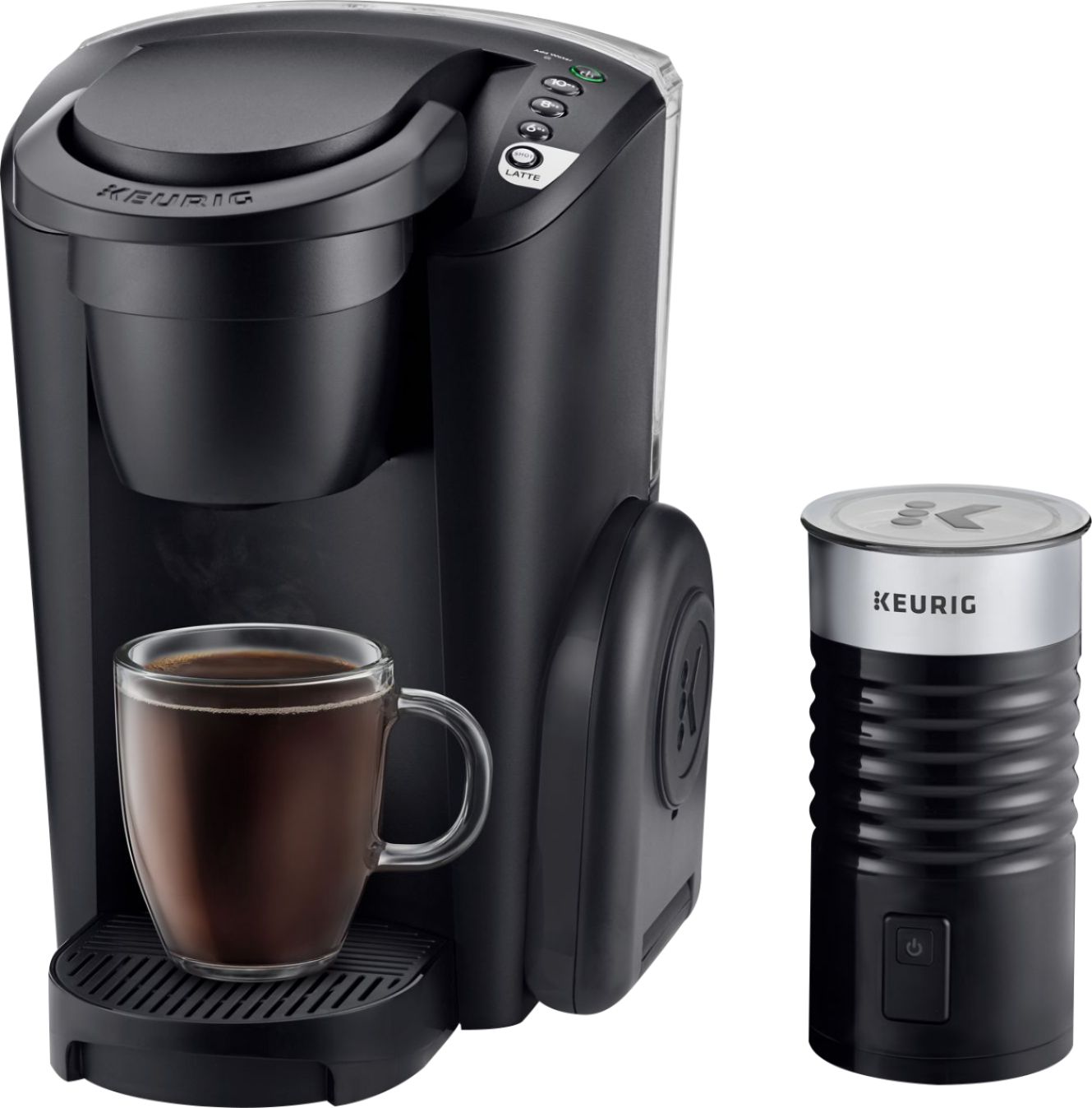 Keurig - K Latte Single Serve K-Cup Pod Coffee Maker - Black