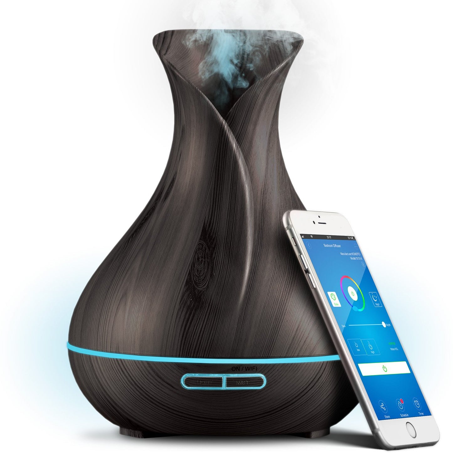 Smart Wifi Wireless Essential Oil Aromatherapy Diffuser - Works With Alexa &...
