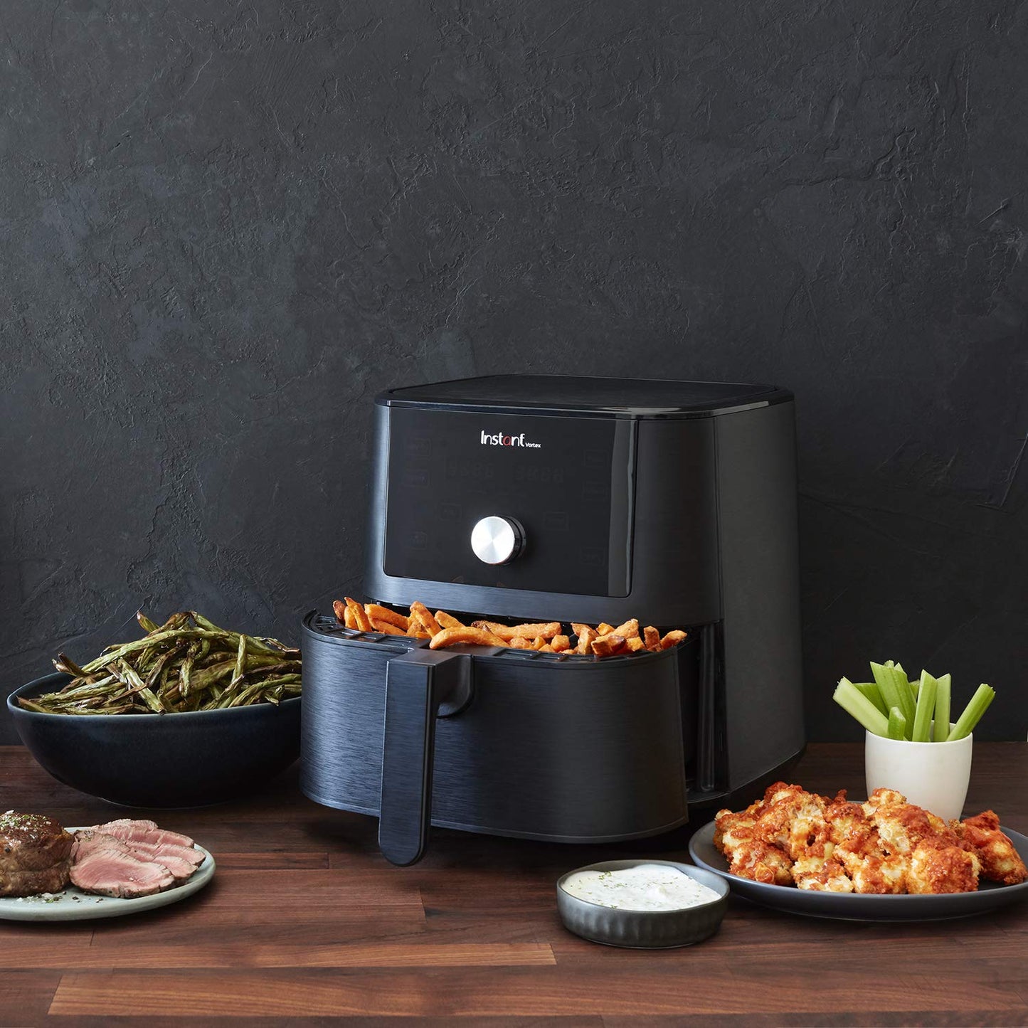 Instant Vortex 4-in-1 Air Fryer, 6 Quart, 4 One-Touch 6 quart, N Applicable