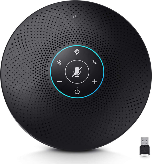 Bluetooth Speakerphone - eMeet M2 Max Professional Conference Speaker Black