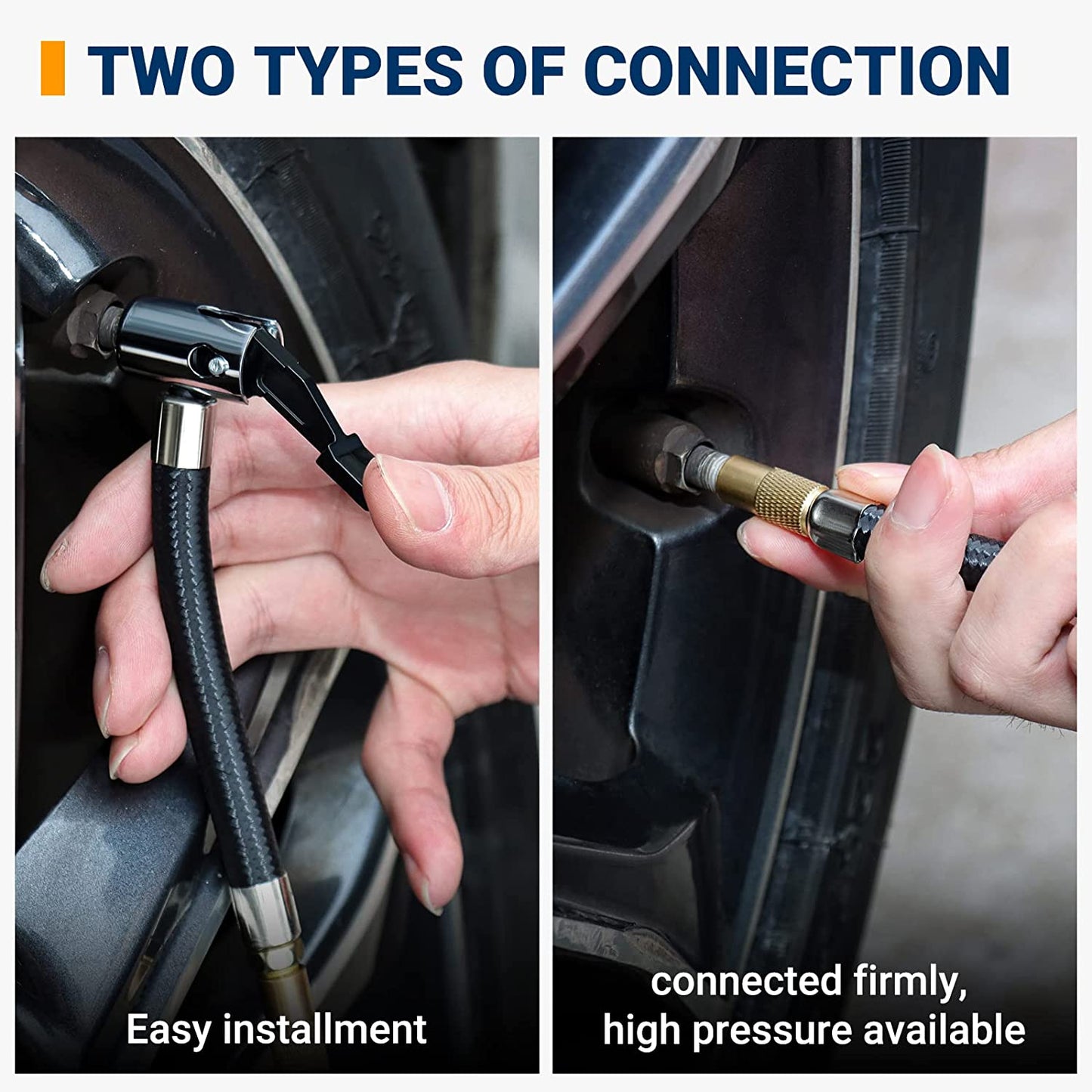 AstroAI Air Compressor Tire Inflator Portable Pump for Car Tires 12V Red