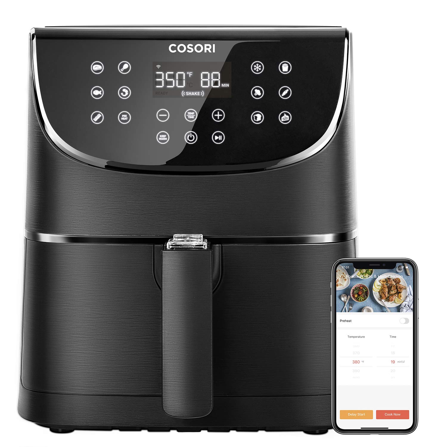 COSORI Smart WiFi Air Fryer 5.8QT (1700-Watt)