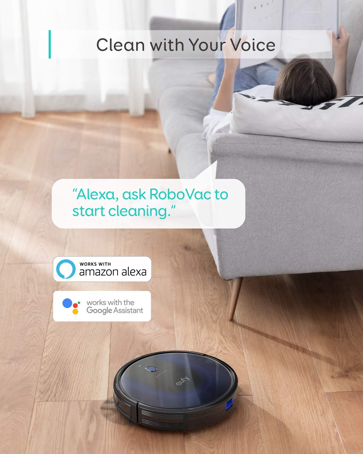 eufy by Anker, BoostIQ RoboVac 15C MAX, Wi-Fi Connected Robot Vacuum Black